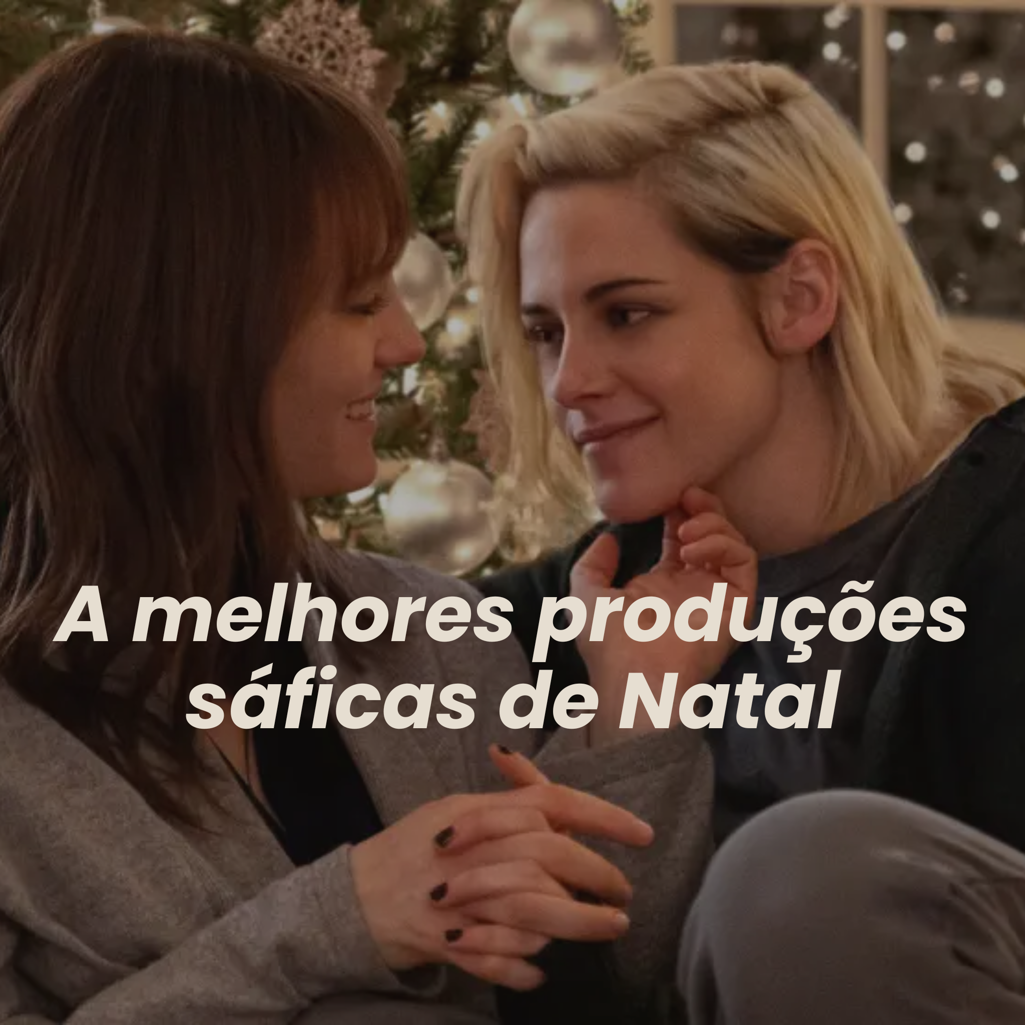 Guia de séries e filmes sáficos de Natal para maratonar em [2025]
