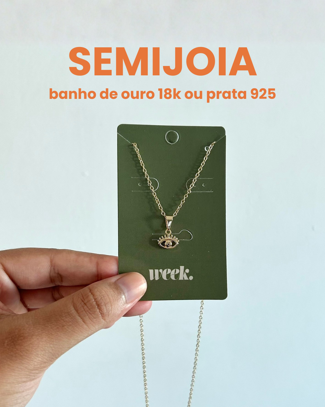 Kit Colar Édra + Colar Íris- Banhado em prata 925 ou ouro 18k