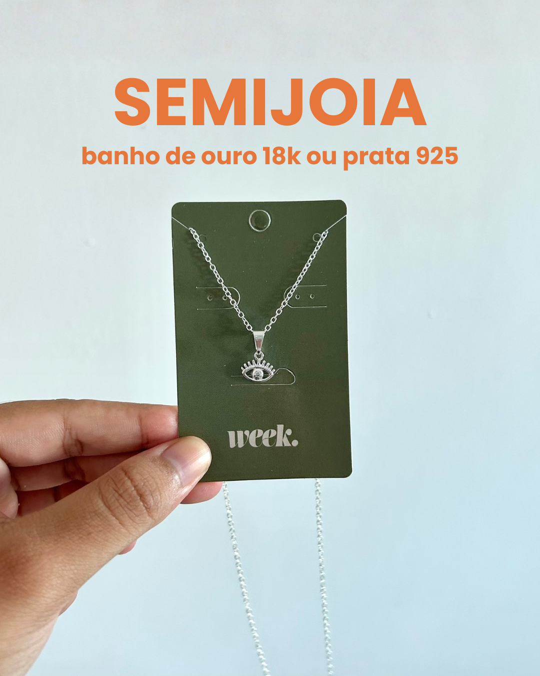 Kit Colar Édra + Colar Íris- Banhado em prata 925 ou ouro 18k