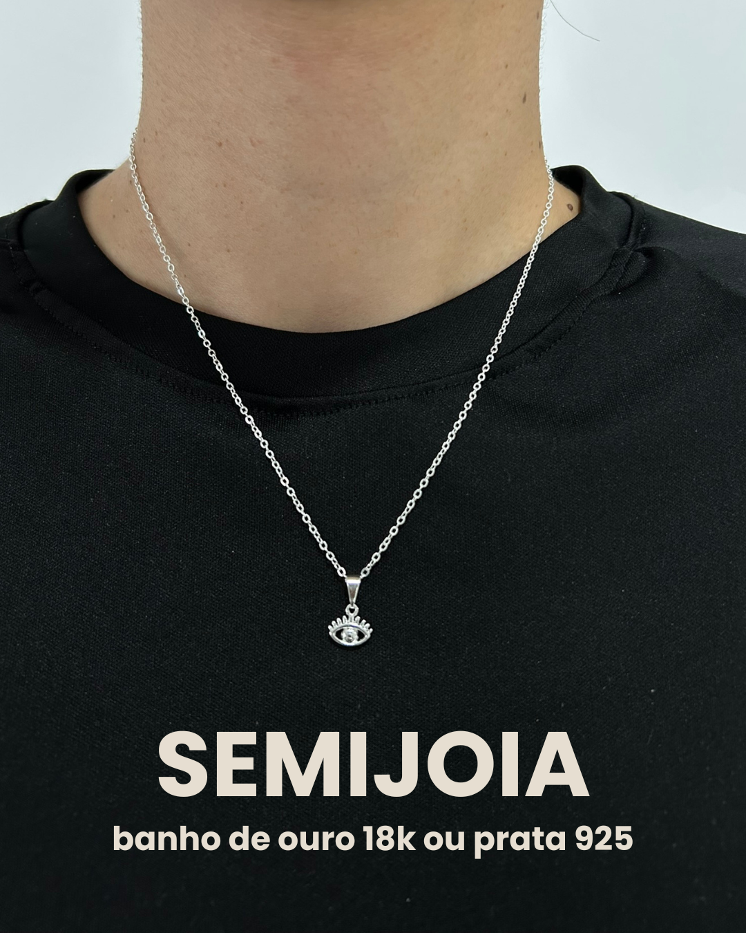 Kit Colar Édra + Colar Íris- Banhado em prata 925 ou ouro 18k