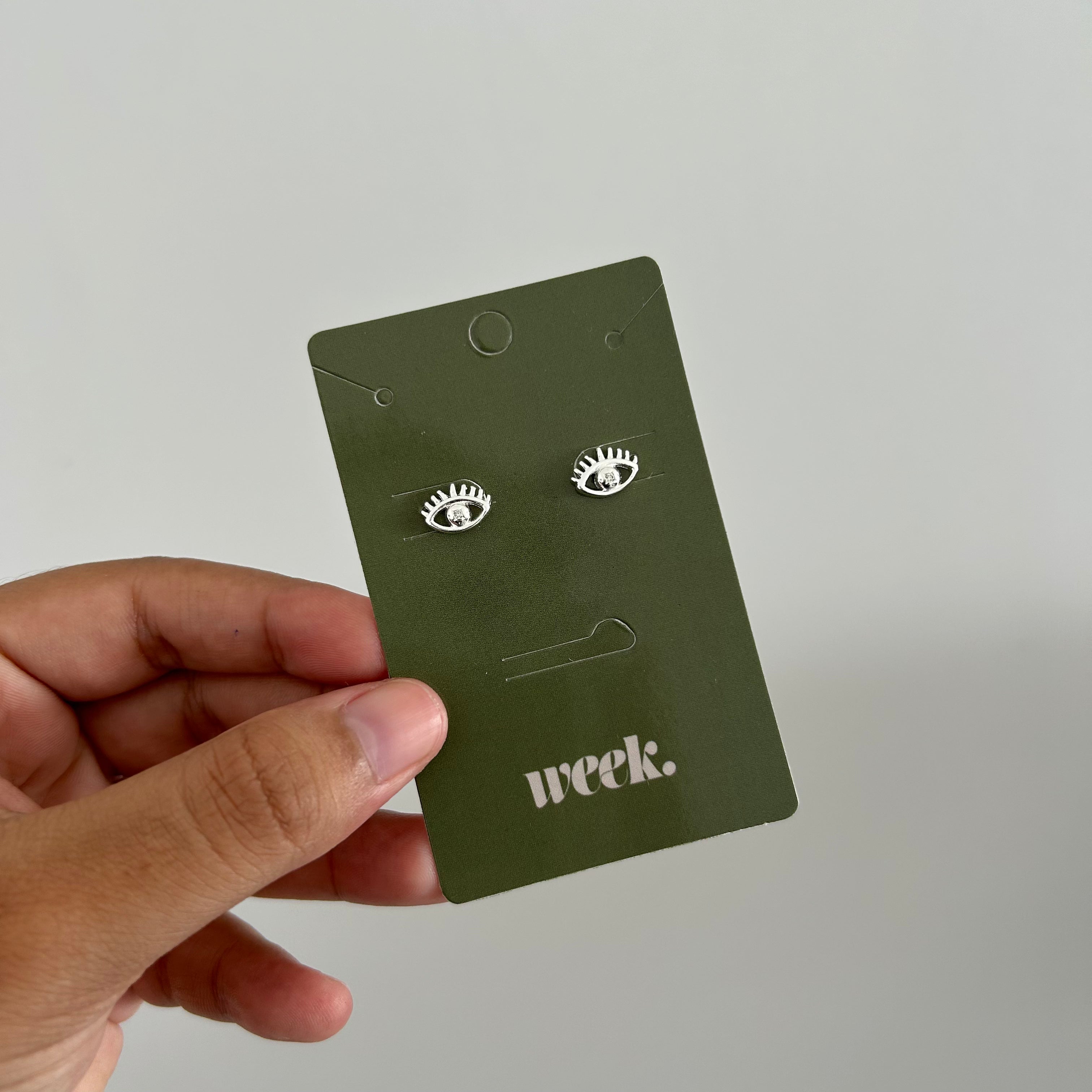 Brinco Édra - Banhado em prata 925