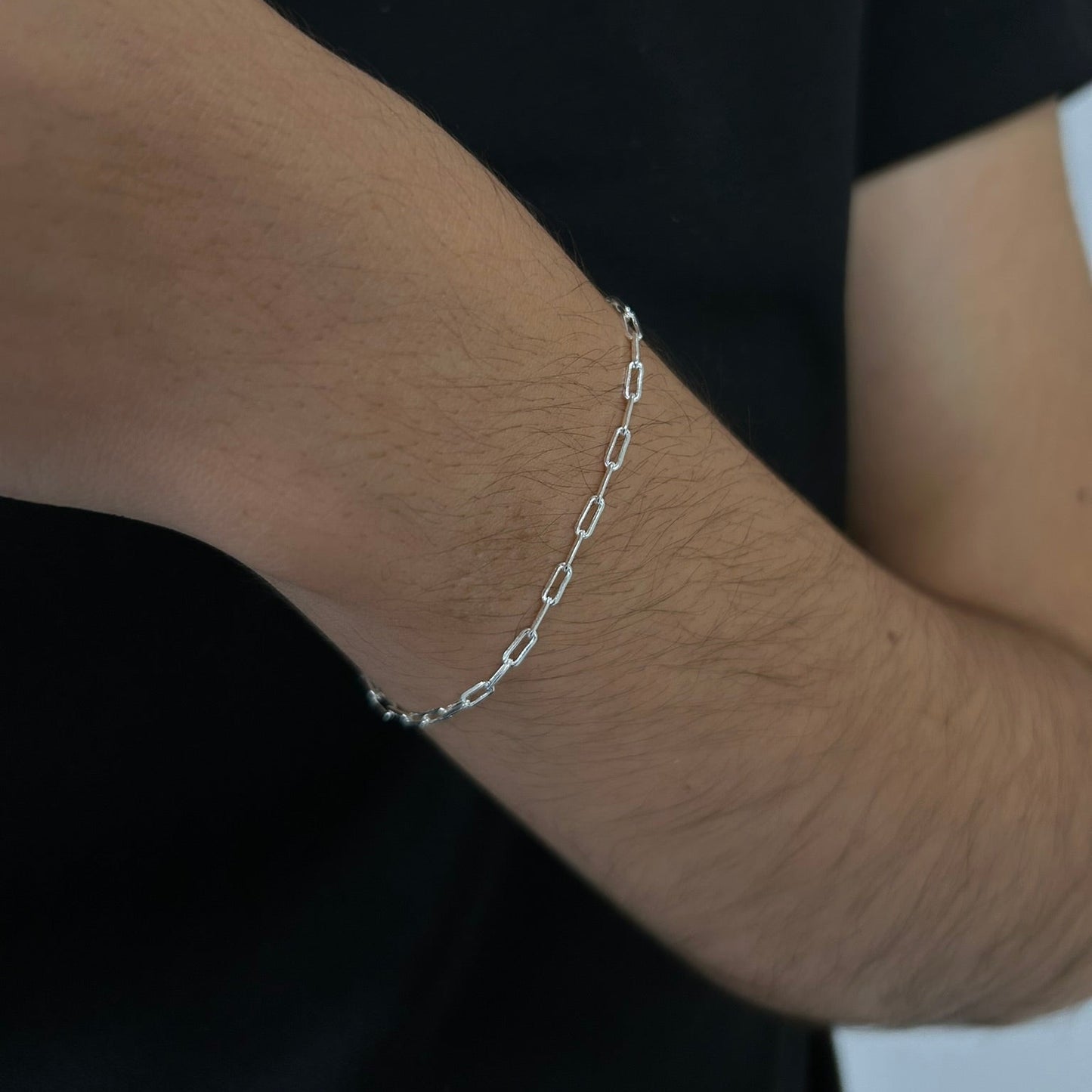 Pulseira New Elos - Banhado em prata 925