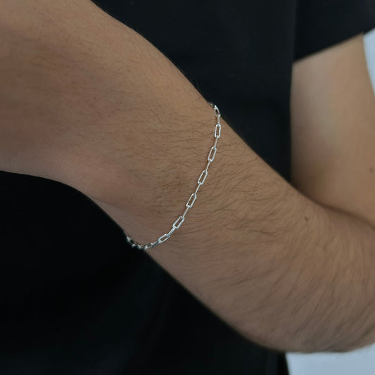 Pulseira New Elos - Banhado em prata 925