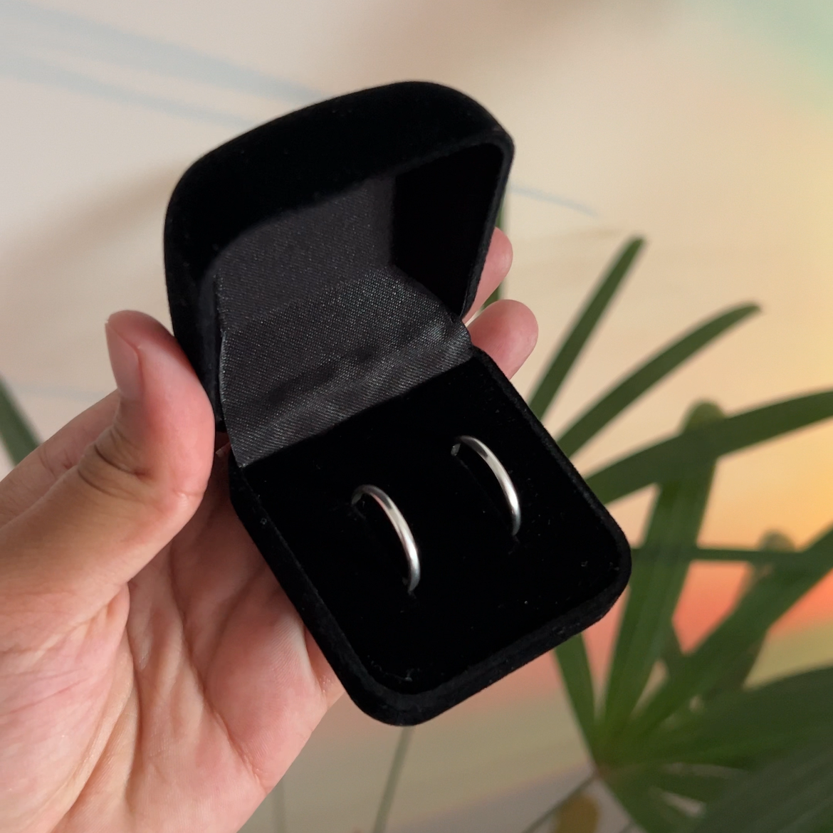 Aliança Minimalista Lisa 2mm - Prata 925