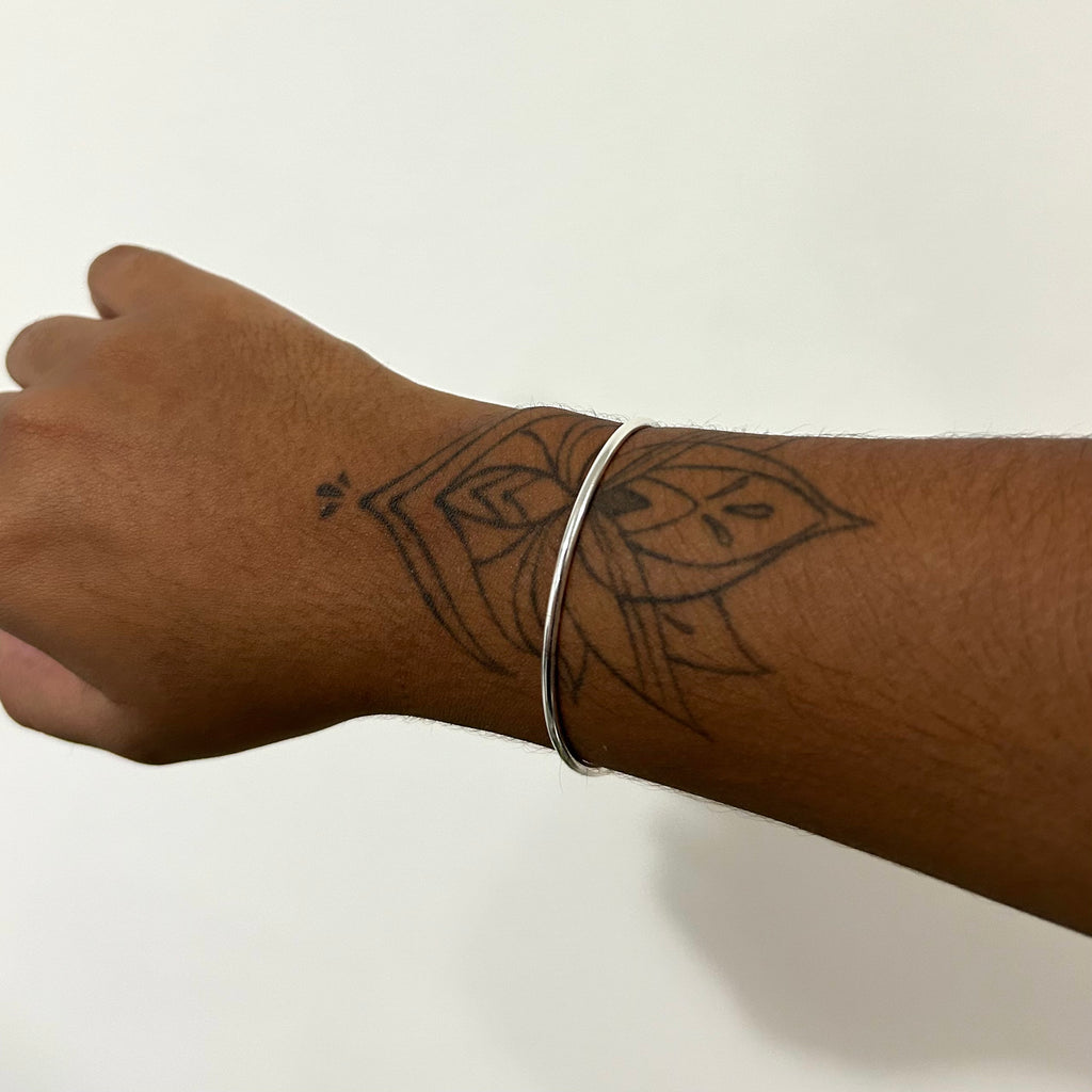 Bracelete Slim banhado em prata 925