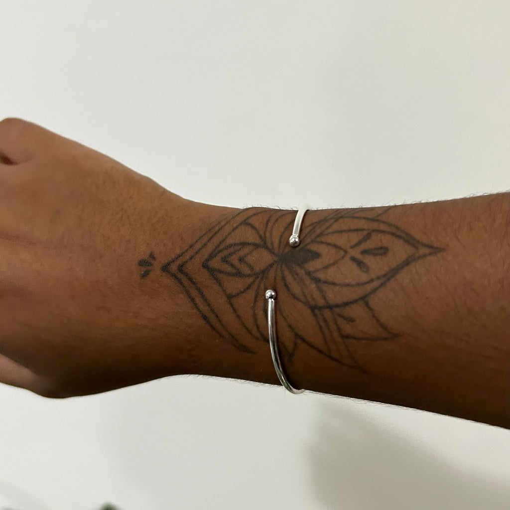 Bracelete Slim banhado em prata 925