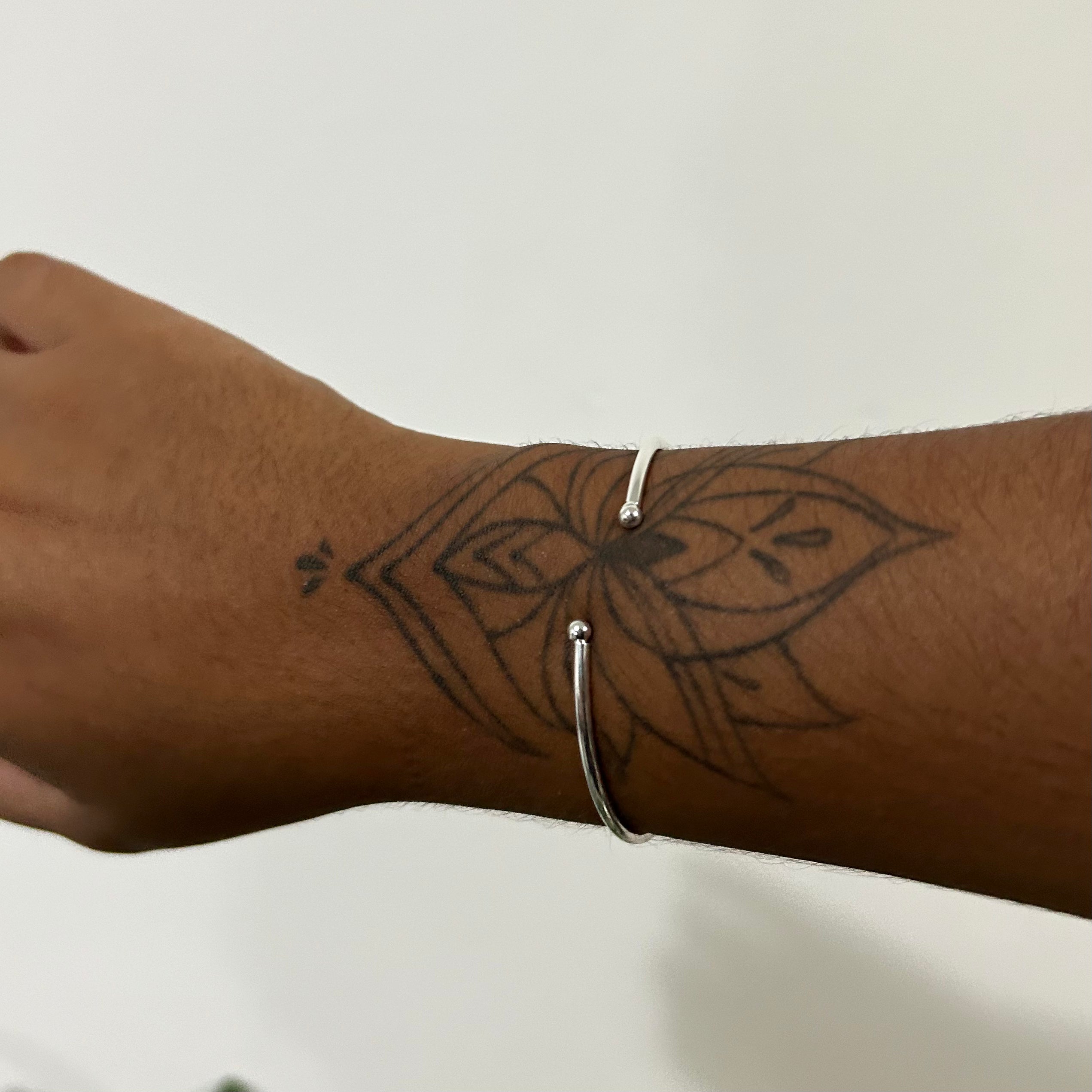 Bracelete Slim banhado em prata 925