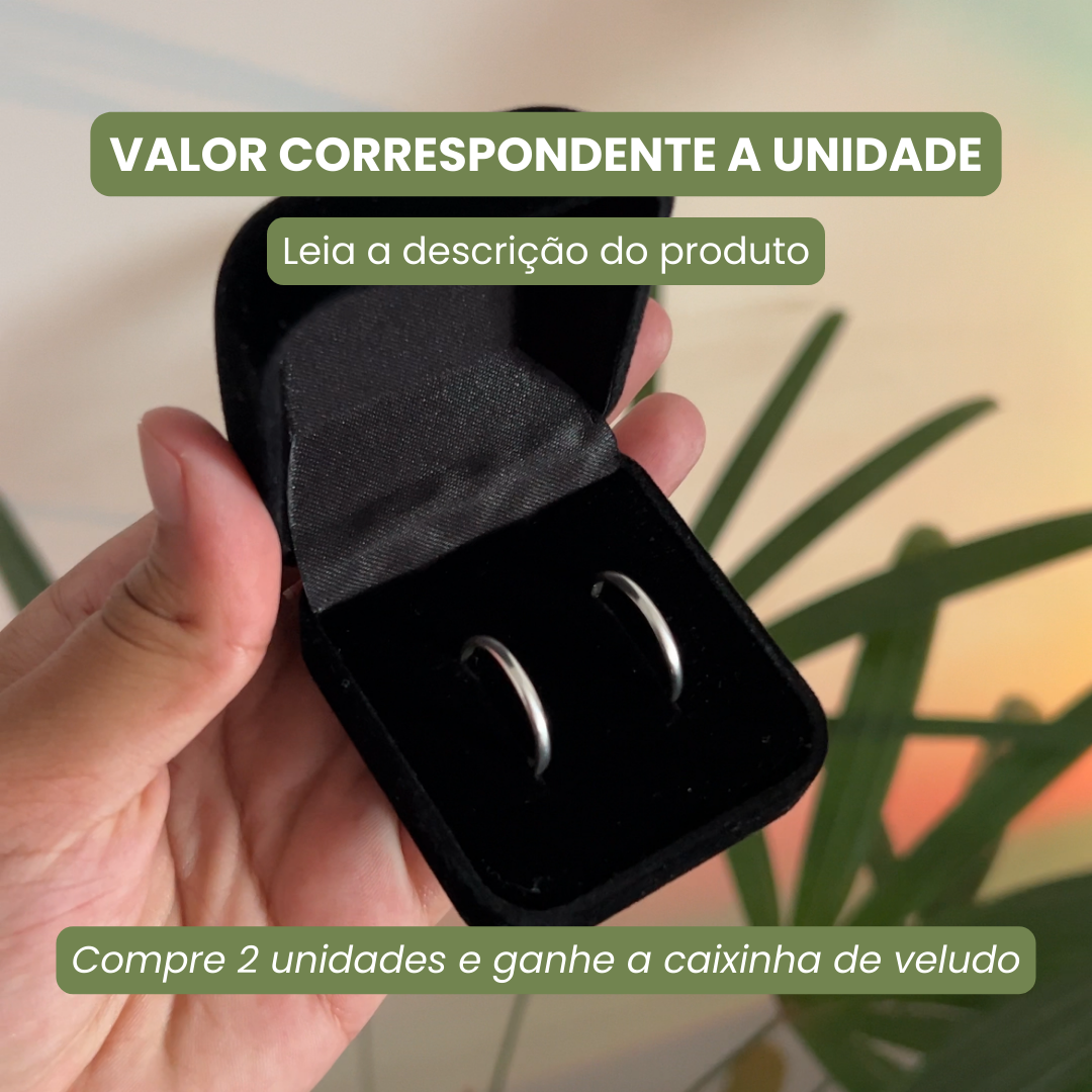 Aliança Minimalista Lisa 2mm - Prata 925