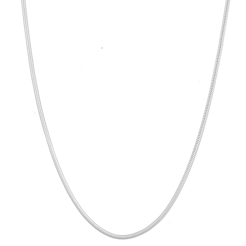 Corrente Max 60cm banhada em prata 925